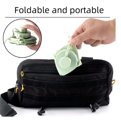 Collapsible leak-proof lid Water Bottle for Running & Training – Compact & Reusable