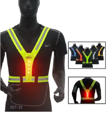 LED Reflective Vest – Nighttime Safety for Runners