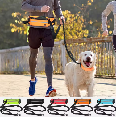 Hands-Free Dog Running Belt – Adjustable & Reflective