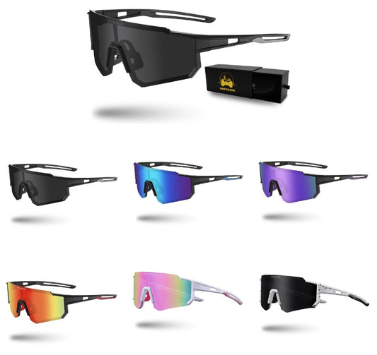 DOGTHLETE Polarized Sports glasses for Running & Cycling – UV & Wind Protection